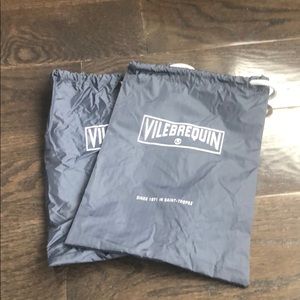 Vilebrequin plastic dust bag 7 x 11 inches